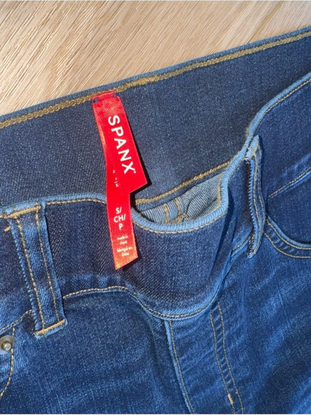 SPANX Dark Blue Flare Jeans